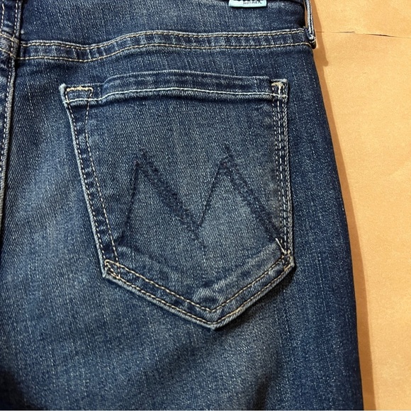 Mother | The Looker Crop On The Edge Jeans Mid Rise Skinny Denim Size 25 - Picture 14 of 15